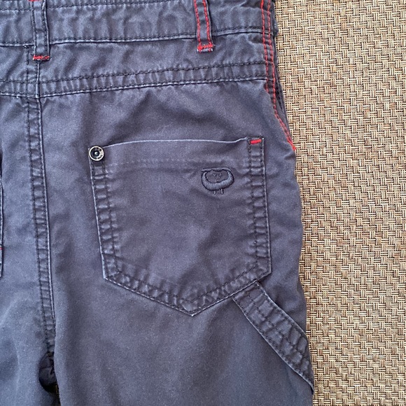 Trois Moutons Charcoal Gray Cotton Overalls 2T - Picture 6 of 12